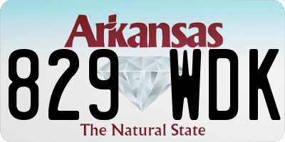 AR license plate 829WDK
