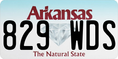 AR license plate 829WDS