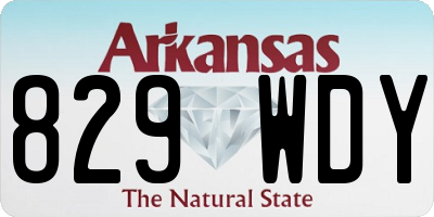 AR license plate 829WDY