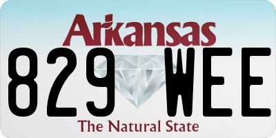 AR license plate 829WEE