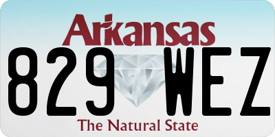 AR license plate 829WEZ