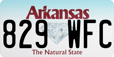 AR license plate 829WFC