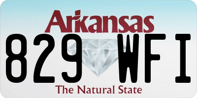 AR license plate 829WFI