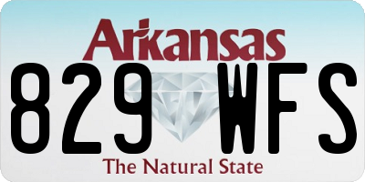 AR license plate 829WFS