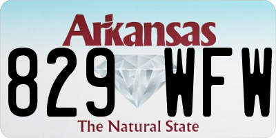 AR license plate 829WFW