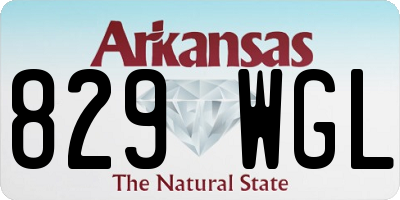 AR license plate 829WGL