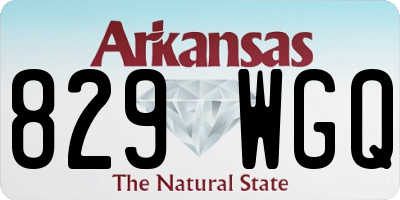 AR license plate 829WGQ
