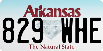 AR license plate 829WHE