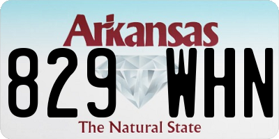 AR license plate 829WHN