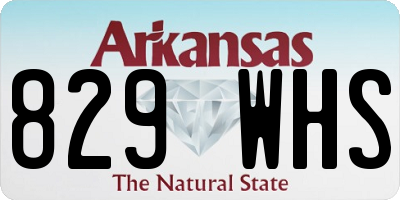 AR license plate 829WHS