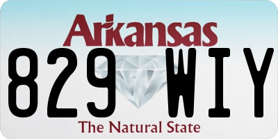 AR license plate 829WIY
