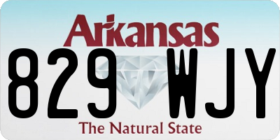 AR license plate 829WJY