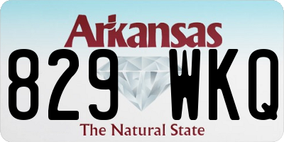AR license plate 829WKQ