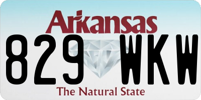 AR license plate 829WKW