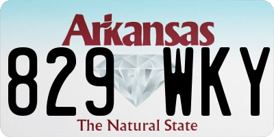 AR license plate 829WKY