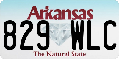 AR license plate 829WLC