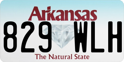 AR license plate 829WLH