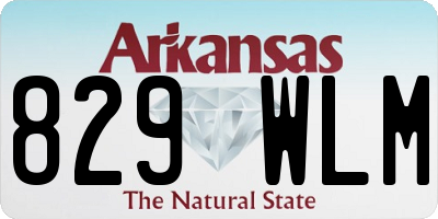 AR license plate 829WLM
