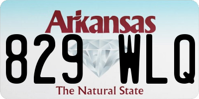 AR license plate 829WLQ