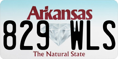AR license plate 829WLS