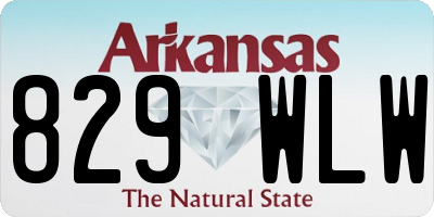AR license plate 829WLW
