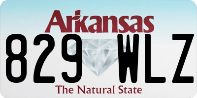 AR license plate 829WLZ