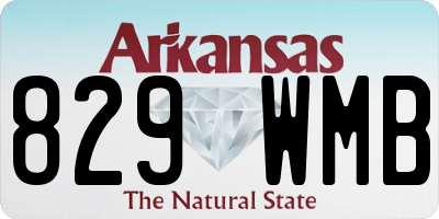 AR license plate 829WMB