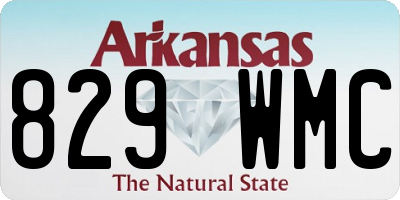 AR license plate 829WMC