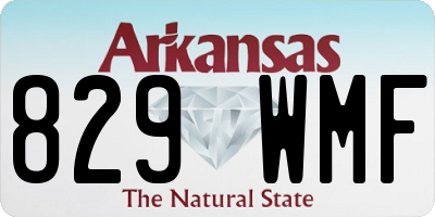 AR license plate 829WMF