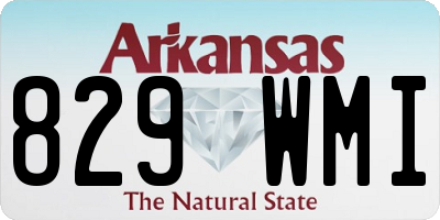 AR license plate 829WMI