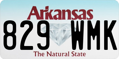 AR license plate 829WMK