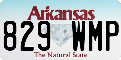 AR license plate 829WMP