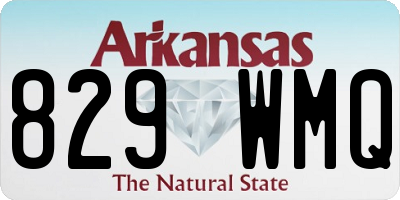 AR license plate 829WMQ