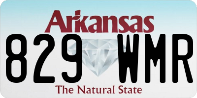 AR license plate 829WMR