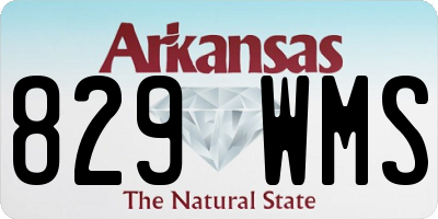 AR license plate 829WMS