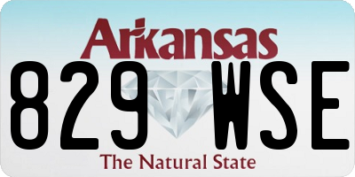 AR license plate 829WSE