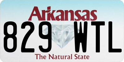 AR license plate 829WTL