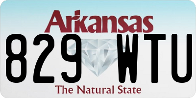 AR license plate 829WTU