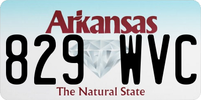 AR license plate 829WVC