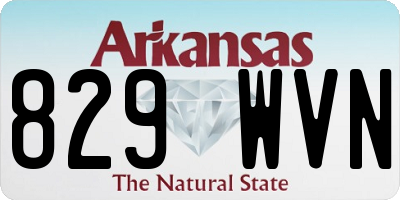 AR license plate 829WVN