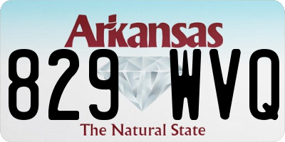 AR license plate 829WVQ