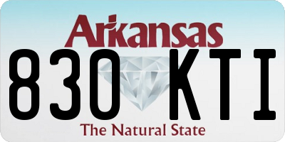 AR license plate 830KTI