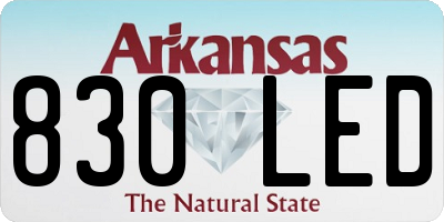 AR license plate 830LED