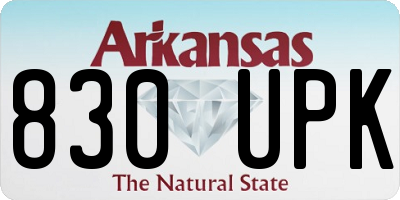 AR license plate 830UPK