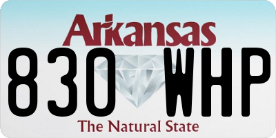 AR license plate 830WHP