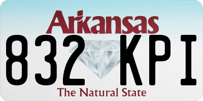 AR license plate 832KPI