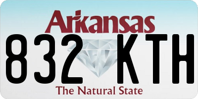 AR license plate 832KTH