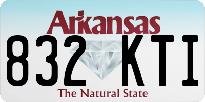 AR license plate 832KTI
