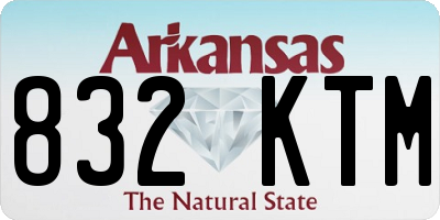 AR license plate 832KTM