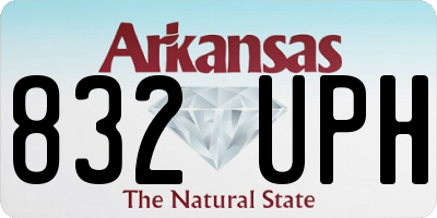 AR license plate 832UPH